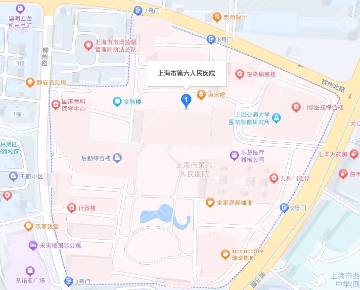 上海市第六人民医院地址