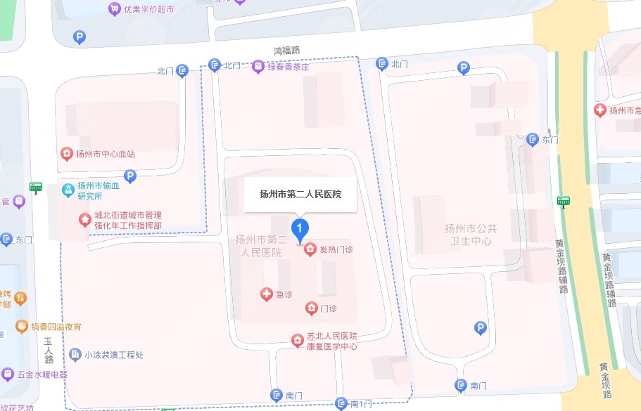 扬州市第二人民医院地址