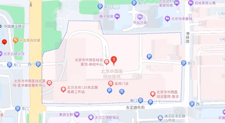 北京中西医结合医院地址